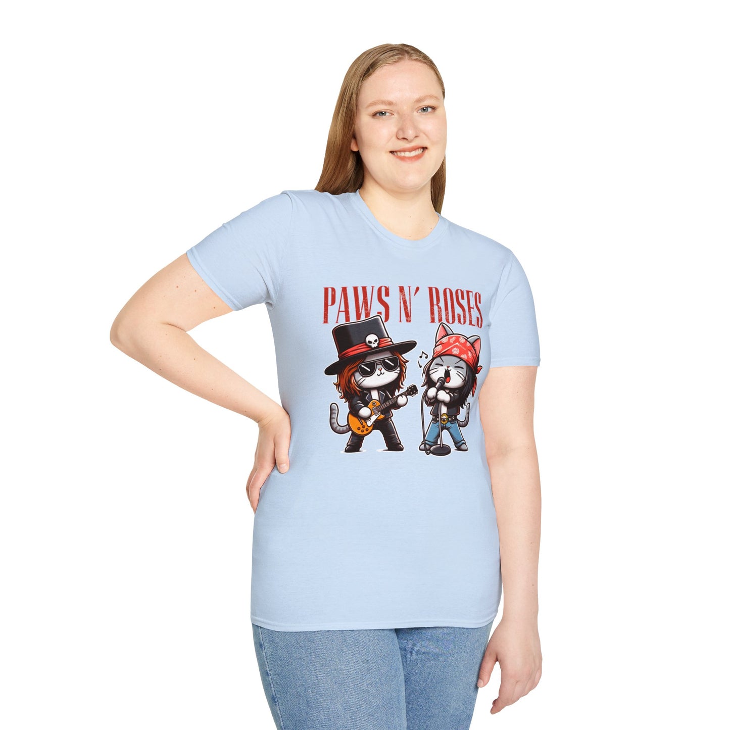 Paws N' Roses Unisex Soft style T-Shirt