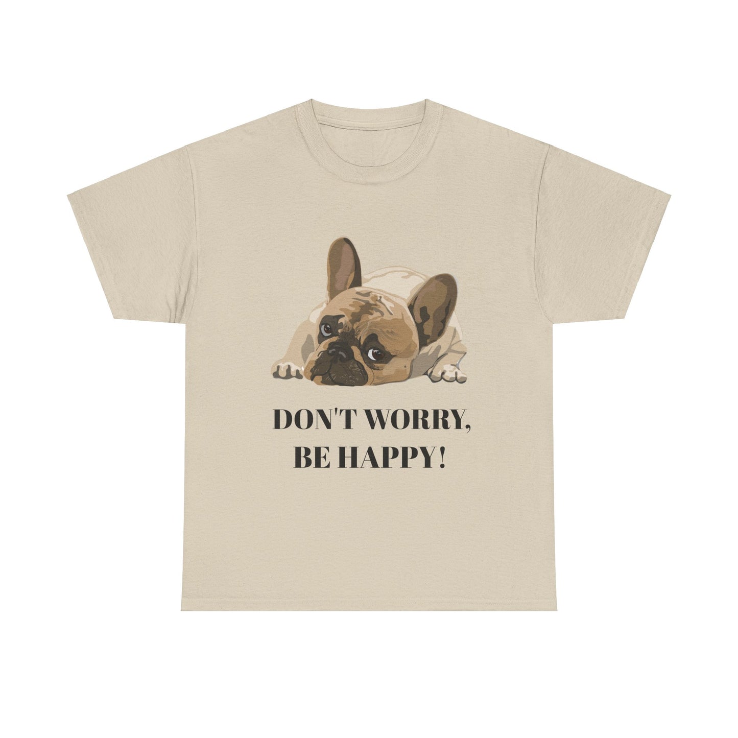 Don't Worry, Be Happy Unisex Cotton T-Shirt