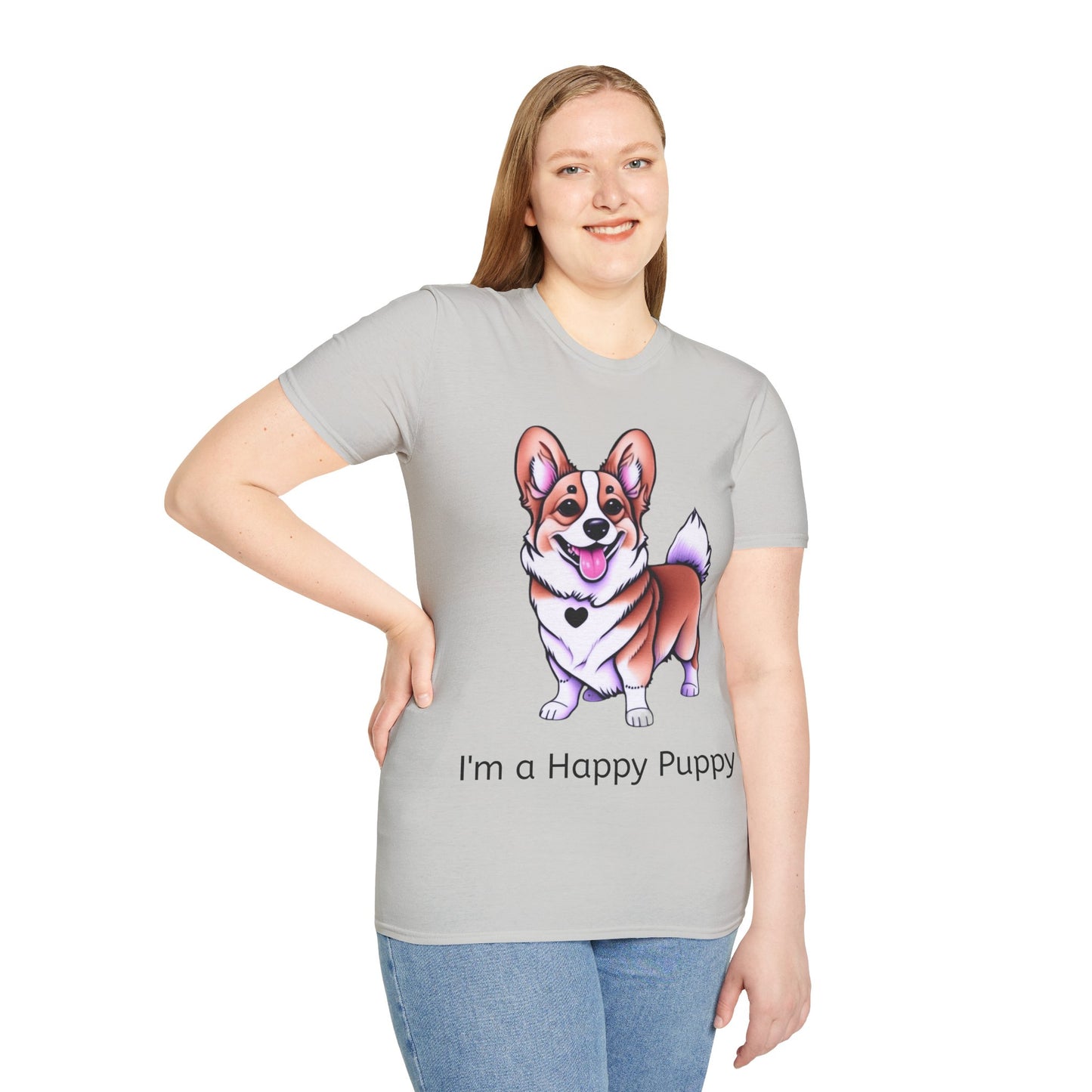 I'm a Happy Puppy Unisex Soft style T-Shirt