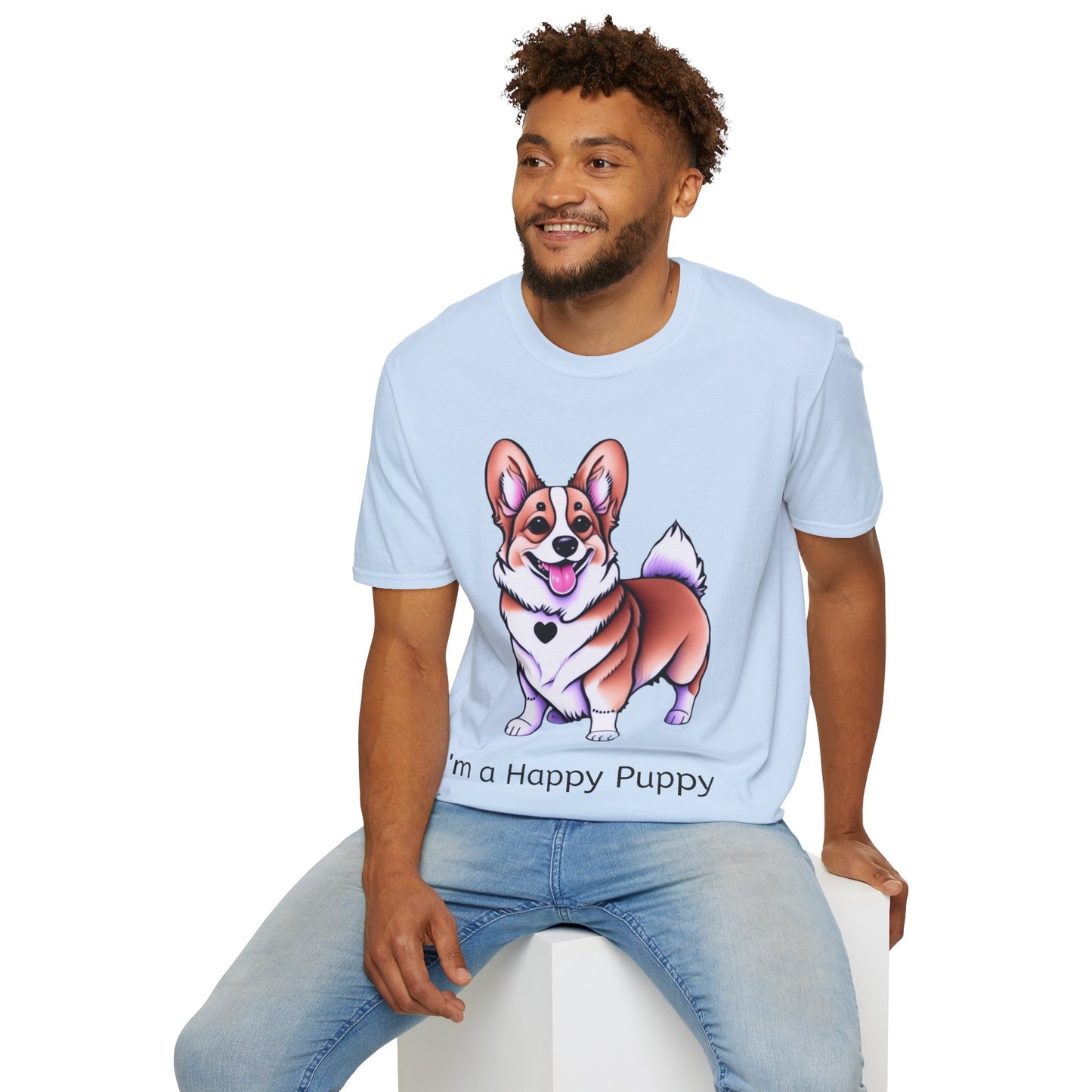 I'm a Happy Puppy Unisex Soft style T-Shirt