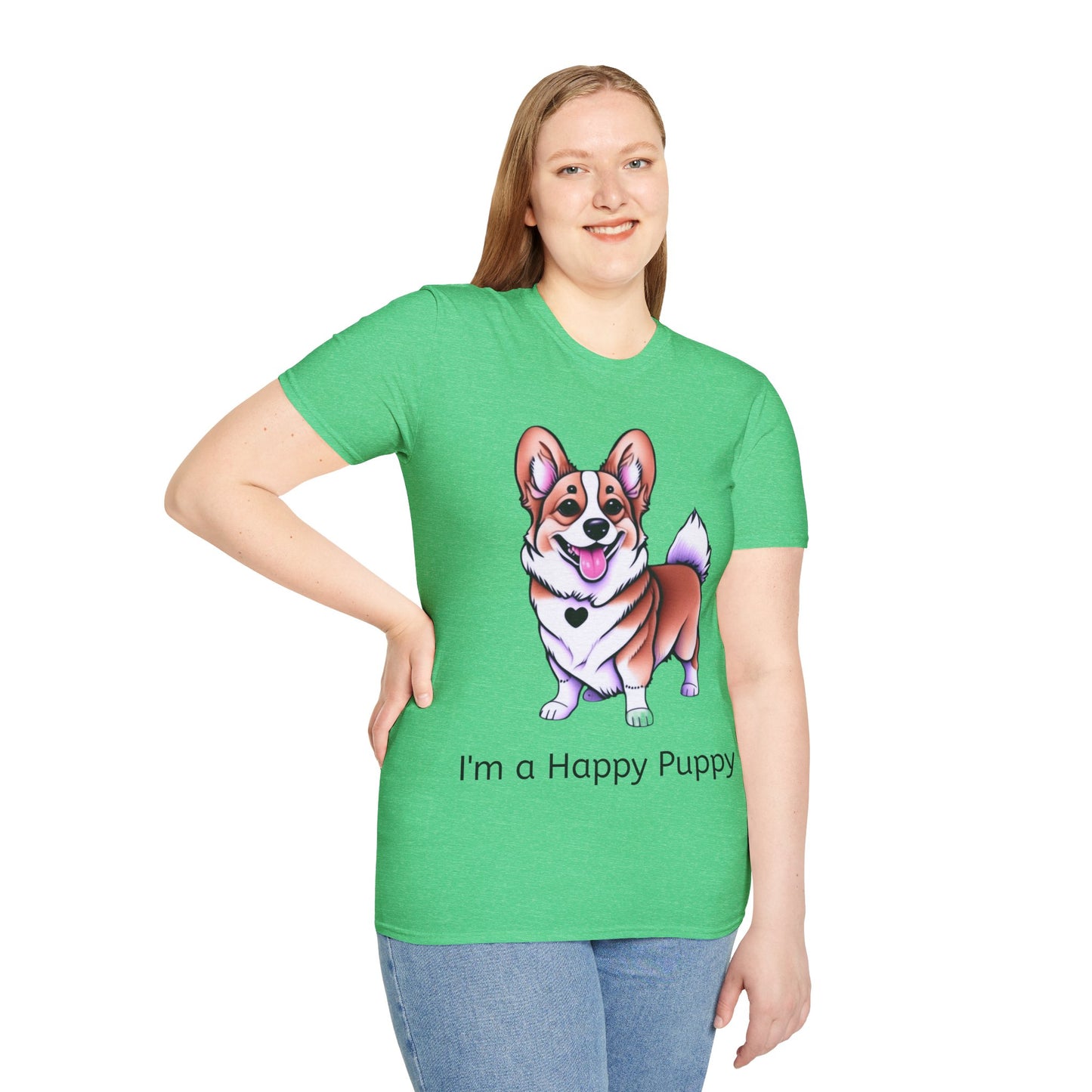 I'm a Happy Puppy Unisex Soft style T-Shirt