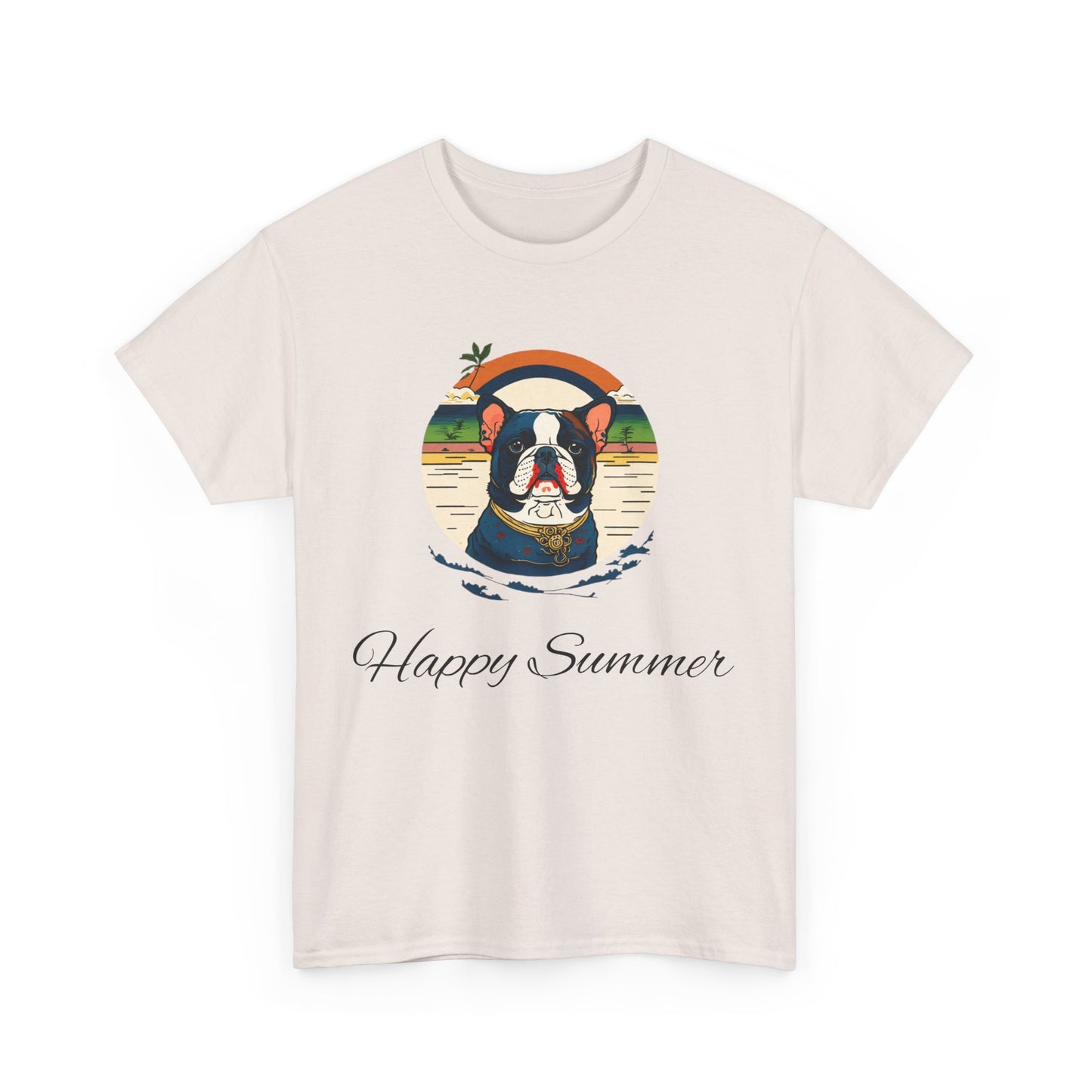 Happy Summer Unisex Cotton T-Shirt