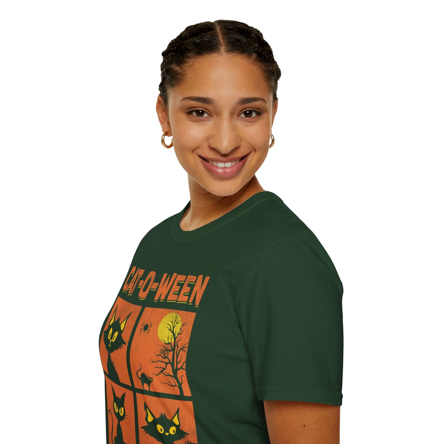 Cat-O-Ween Unisex Soft style T-Shirt