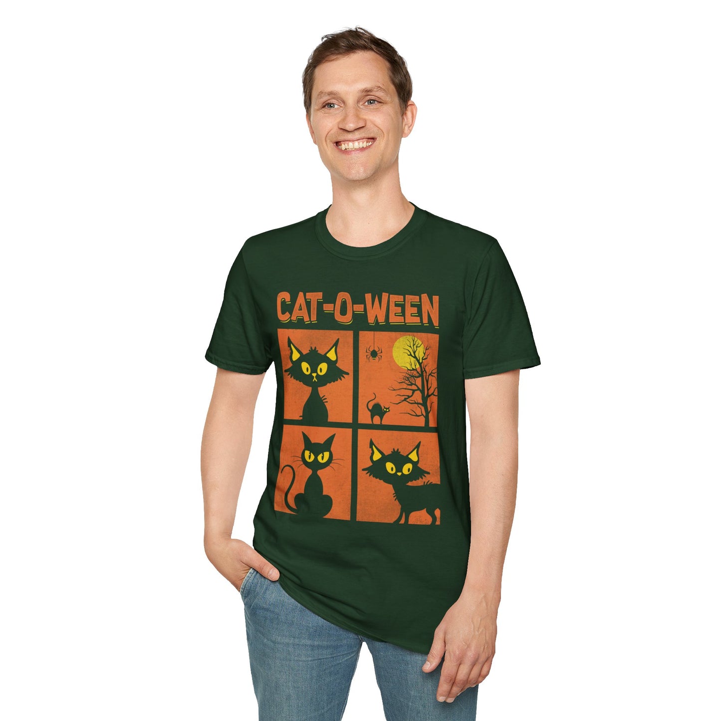 Cat-O-Ween Unisex Soft style T-Shirt