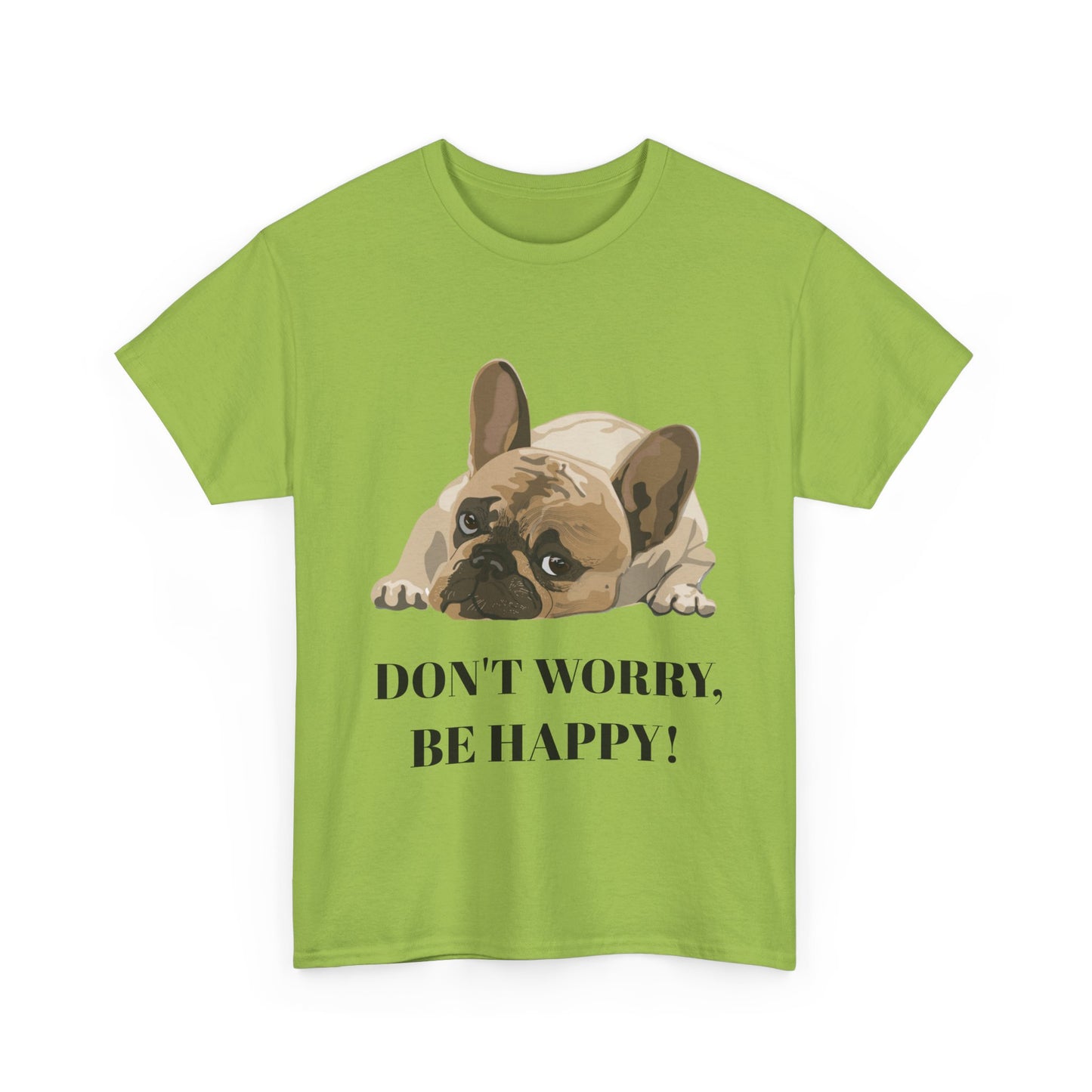 Don't Worry, Be Happy Unisex Cotton T-Shirt