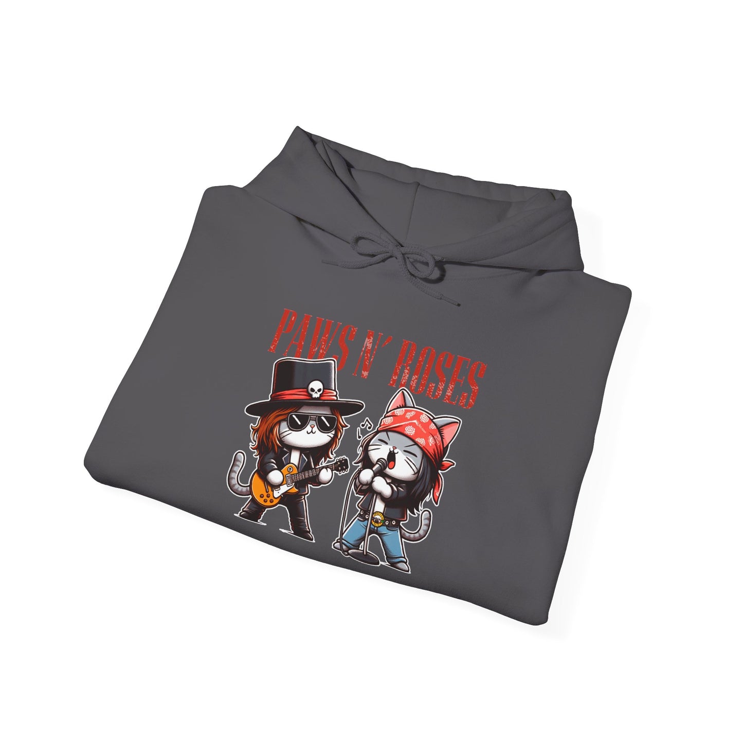 Paws N' Roses Unisex Hooded Sweatshirt