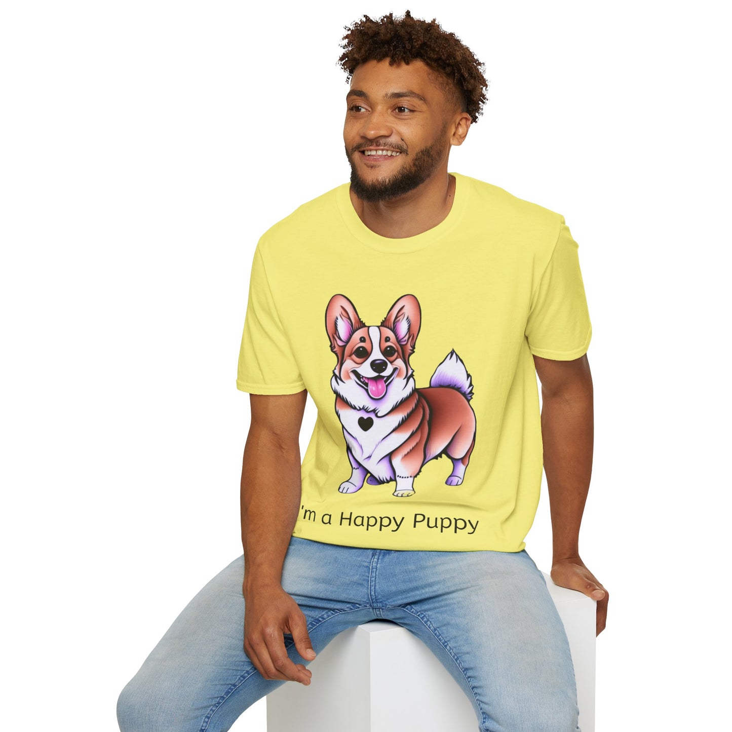 I'm a Happy Puppy Unisex Soft style T-Shirt