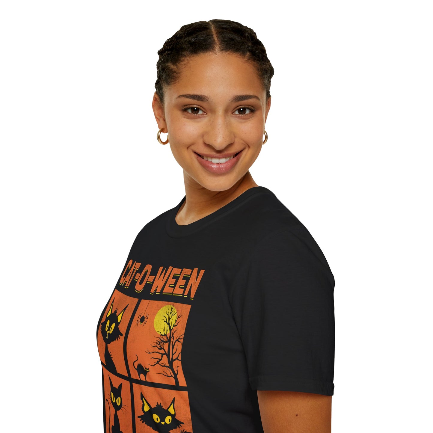 Cat-O-Ween Unisex Soft style T-Shirt