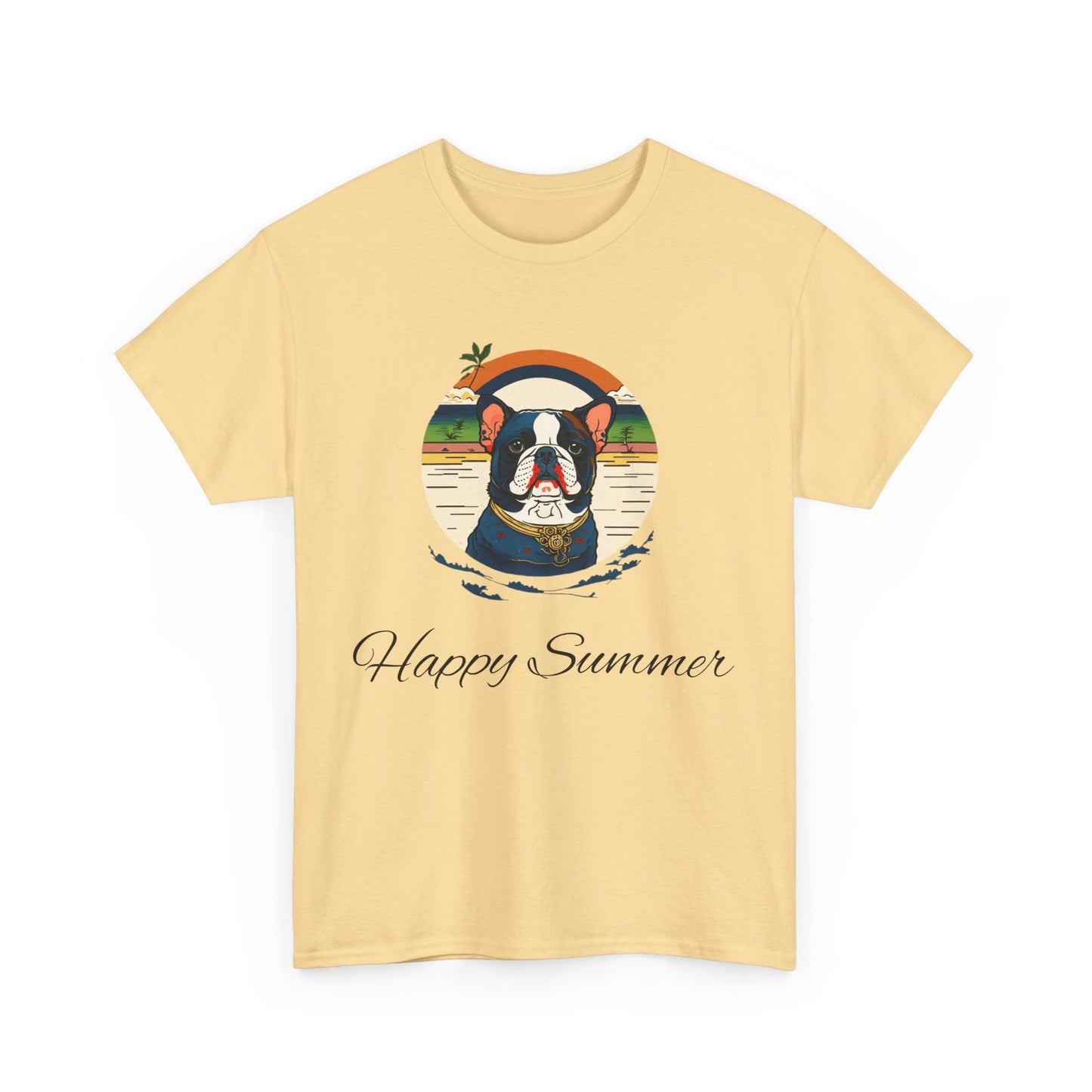 Happy Summer Unisex Cotton T-Shirt