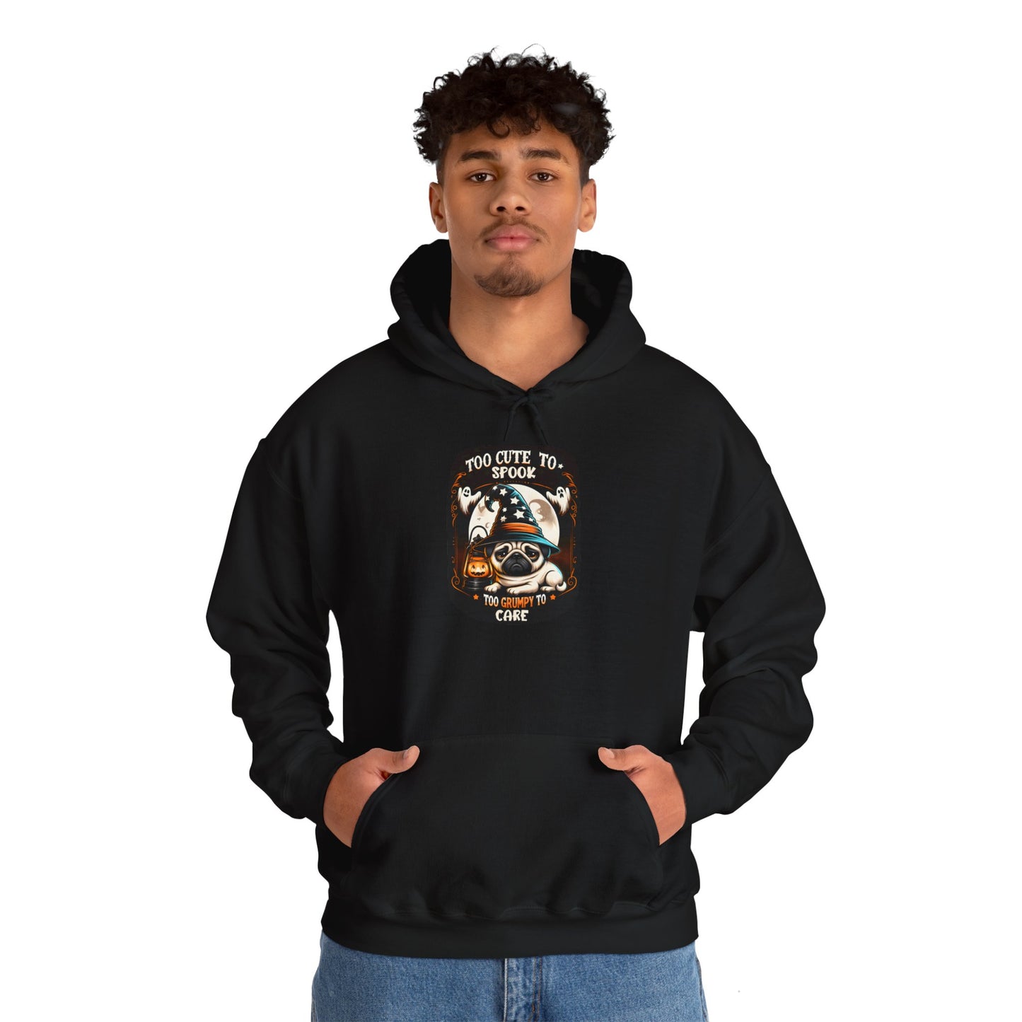 Too Grumpy to Care Unisex Hooded Sweatshirt