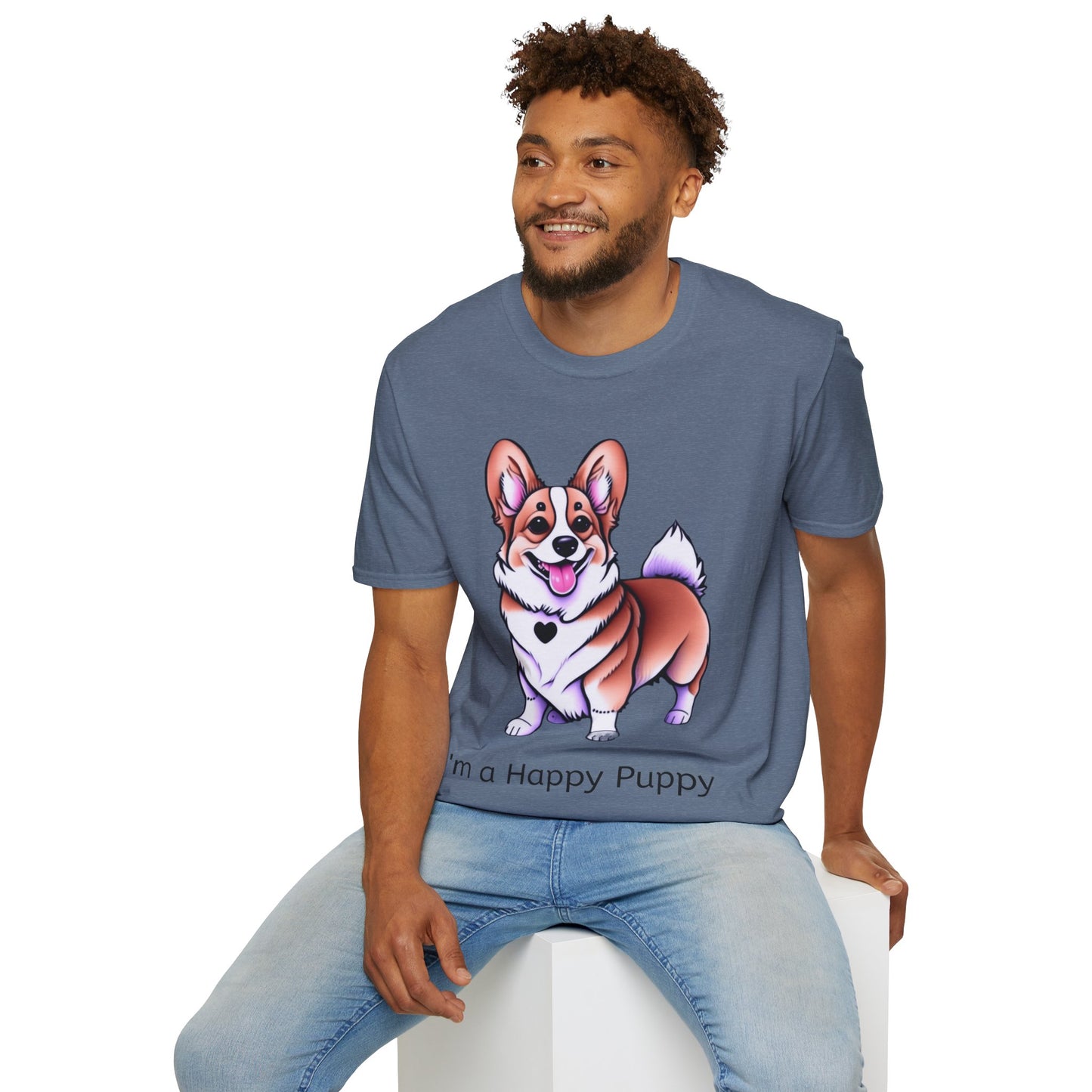 I'm a Happy Puppy Unisex Soft style T-Shirt