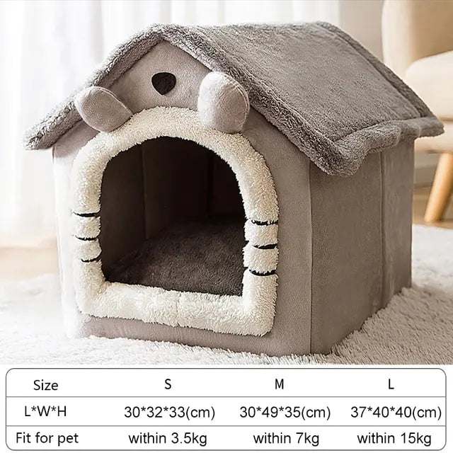 Soft Winter Comfy Bed House