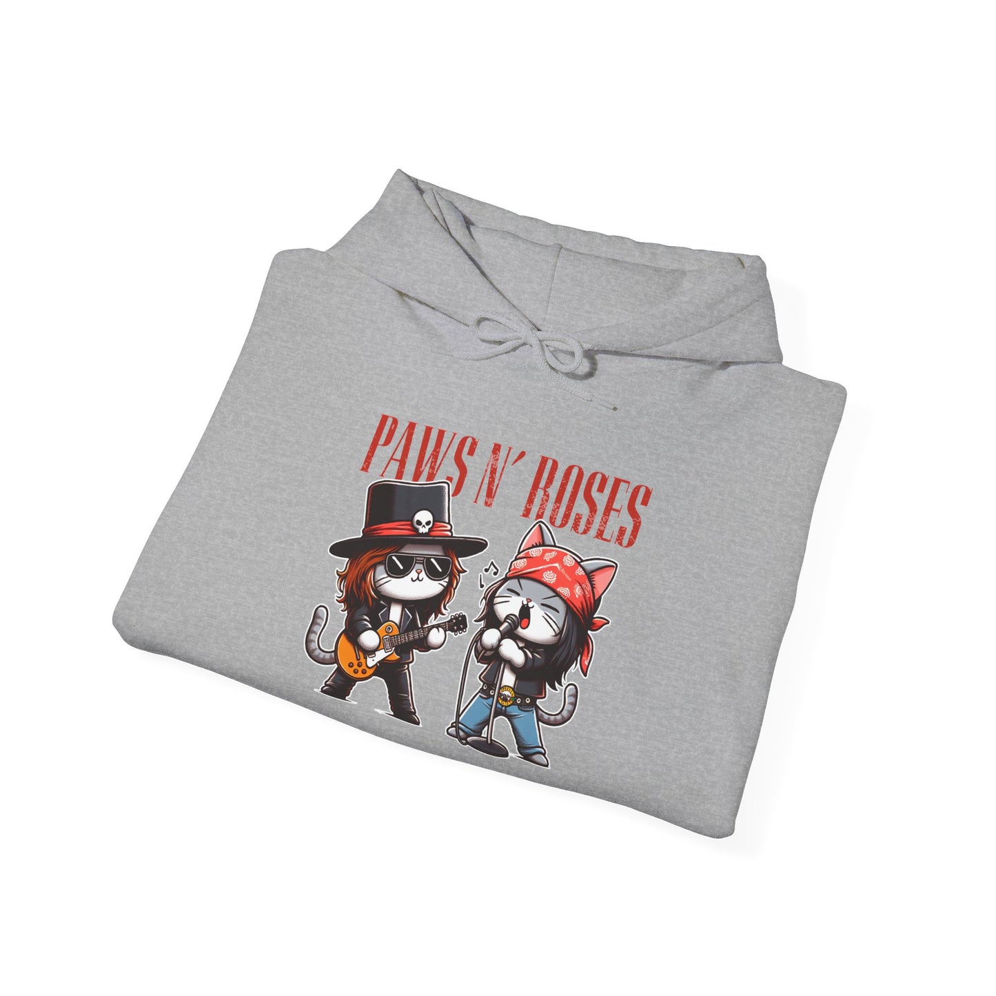 Paws N' Roses Unisex Hooded Sweatshirt