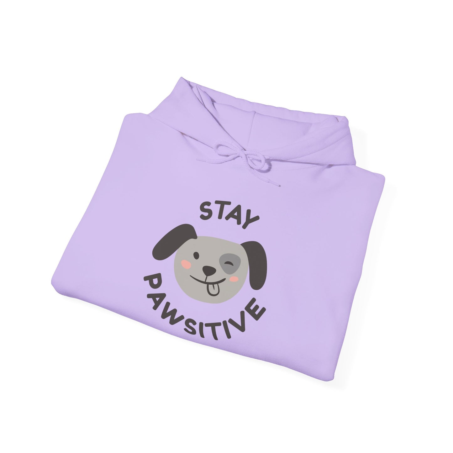 Stay Pawsitive Unisex Hooded Sweatshirt