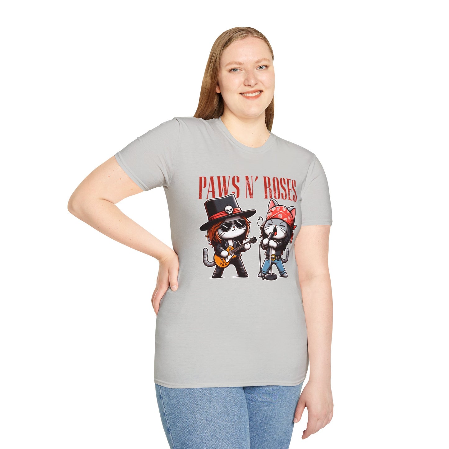 Paws N' Roses Unisex Soft style T-Shirt