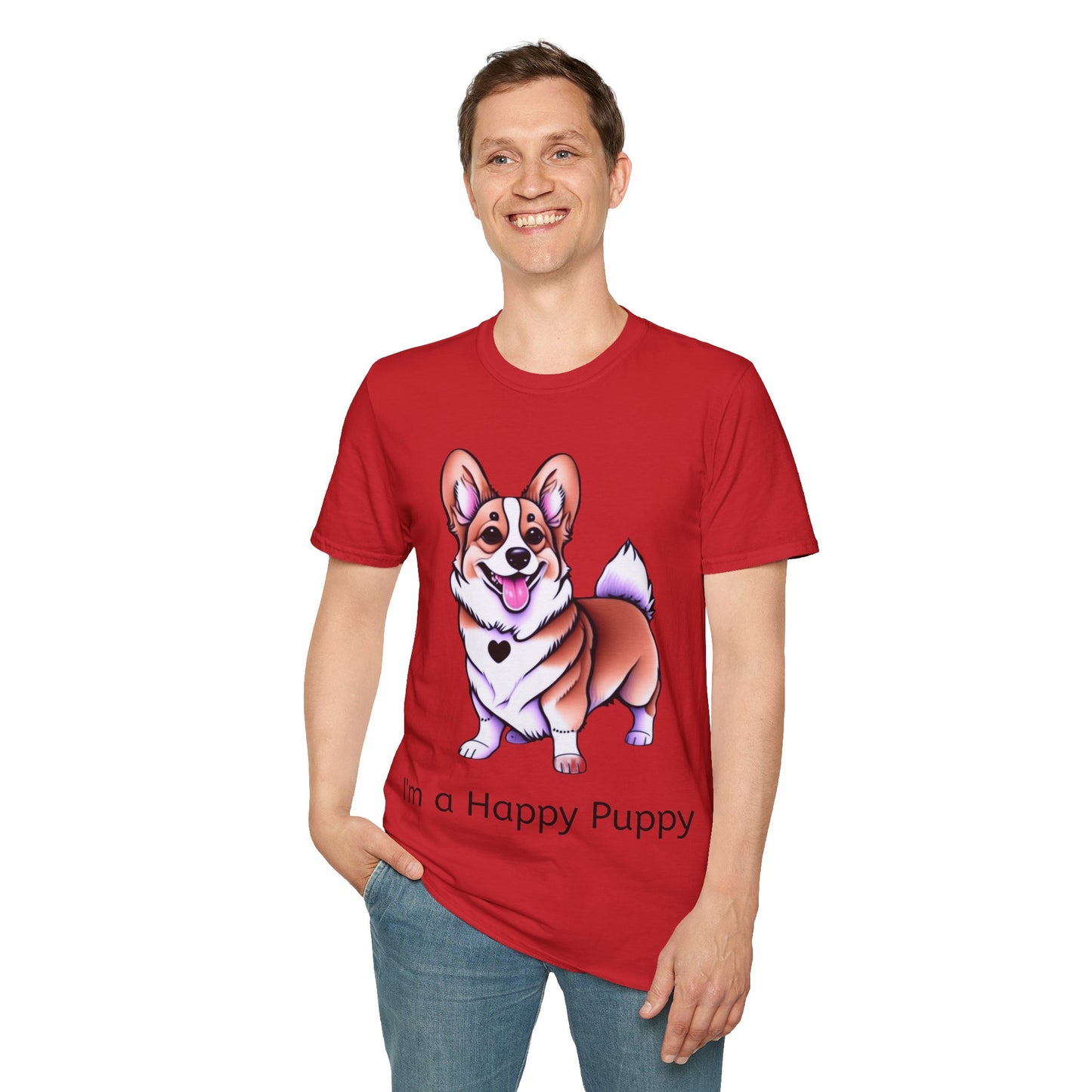 I'm a Happy Puppy Unisex Soft style T-Shirt