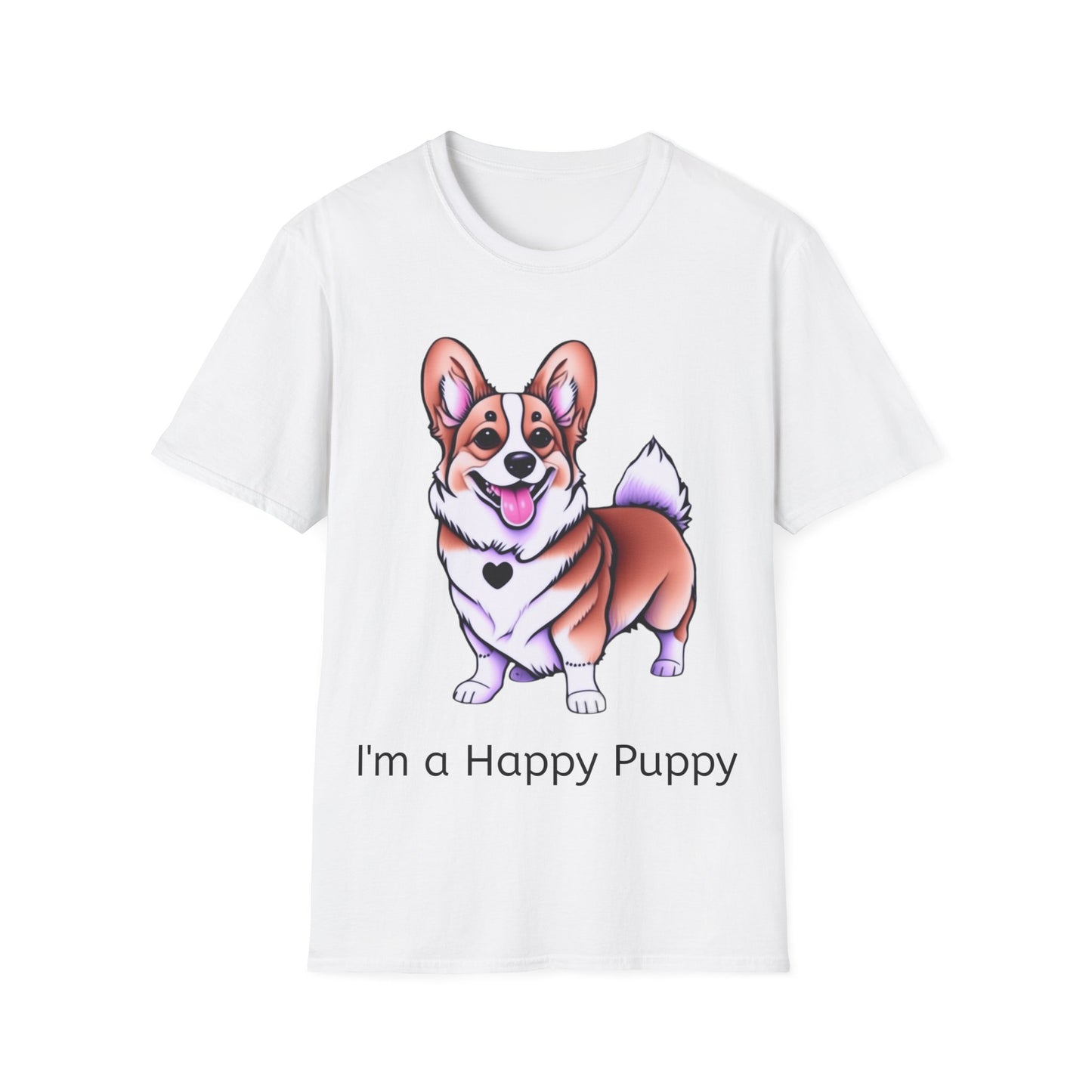 I'm a Happy Puppy Unisex Soft style T-Shirt