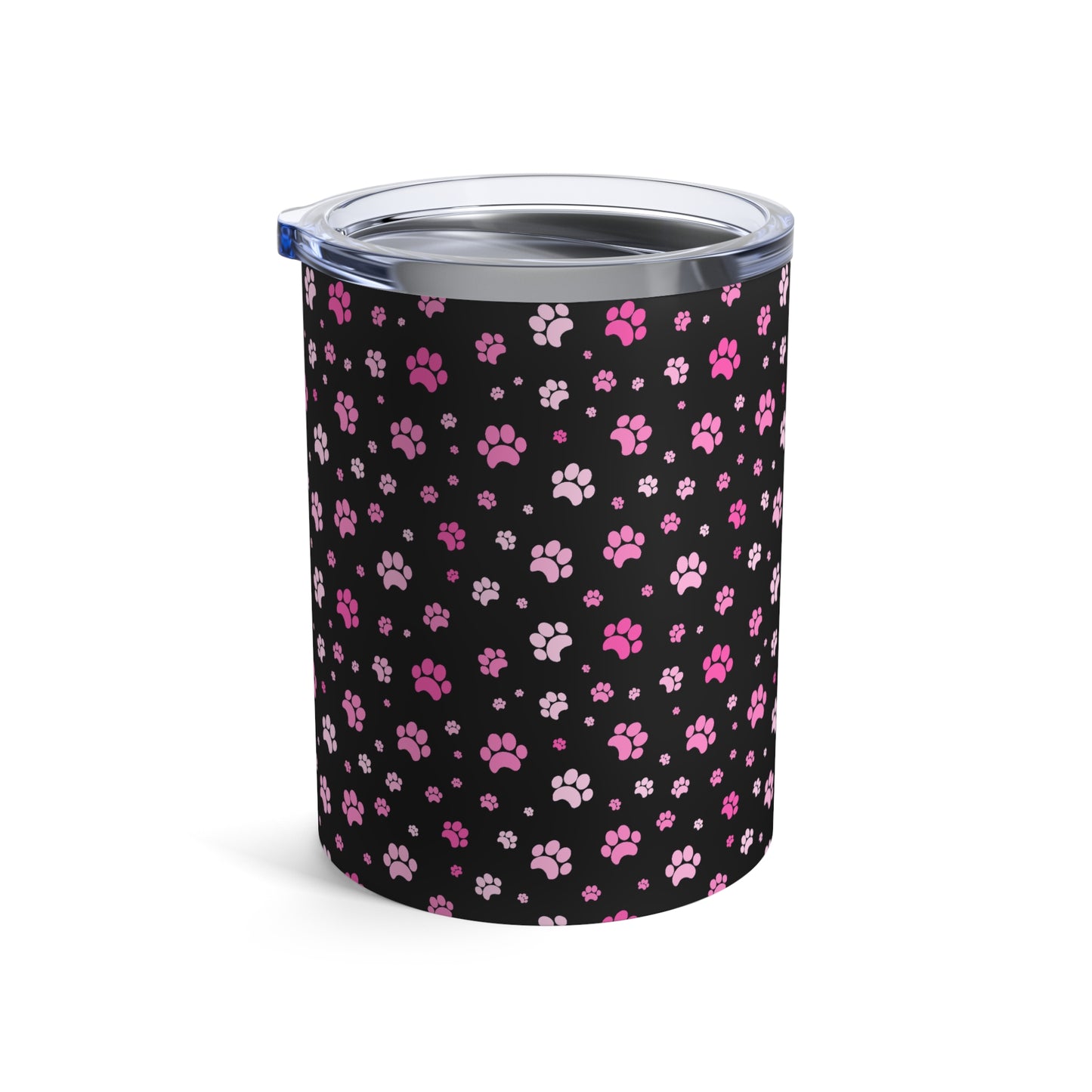 Pink & Black Paws Tumbler (10oz)