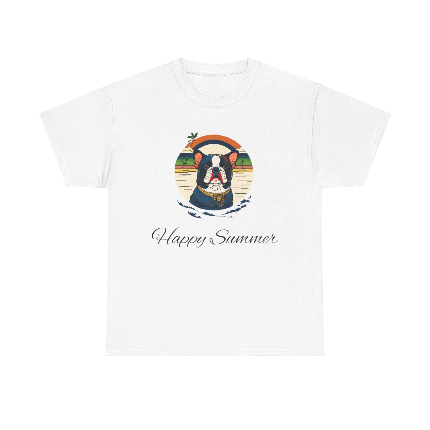 Happy Summer Unisex Cotton T-Shirt