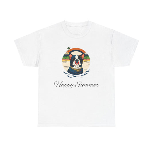 Happy Summer Unisex Cotton T-Shirt