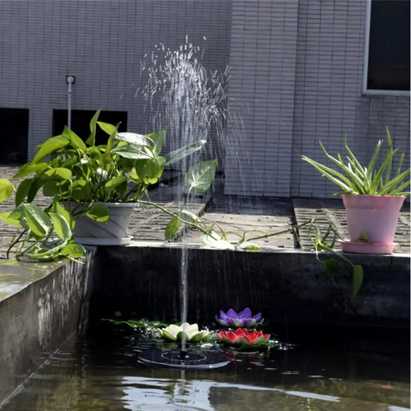 Solar Powered Bird Fountain