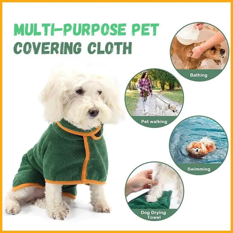 Dogs Bathrobe Bath Towel