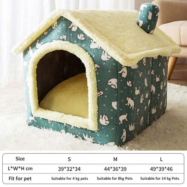 Soft Winter Comfy Bed House