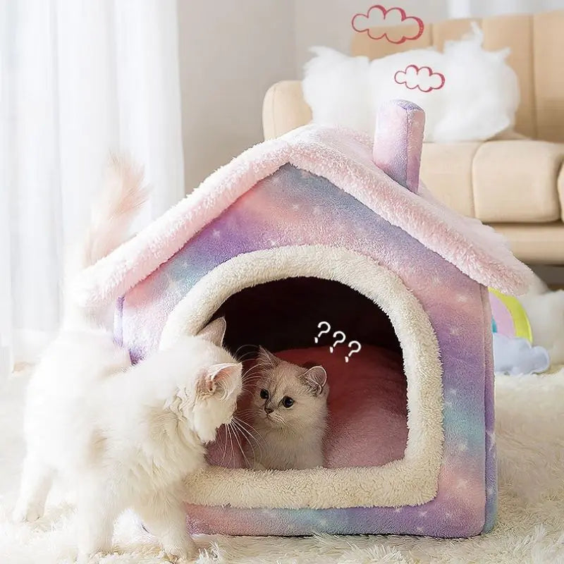 Soft Winter Comfy Bed House