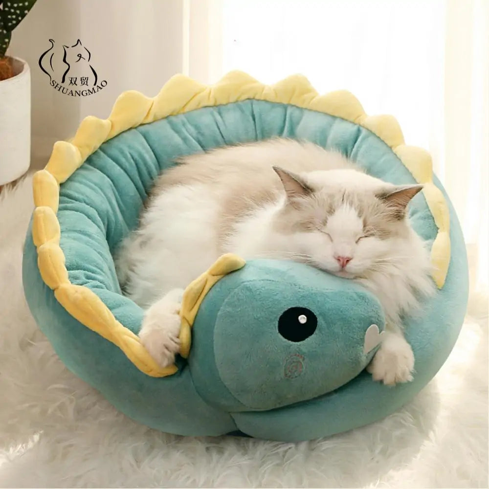 Comfy Dinosaur Pet Bed