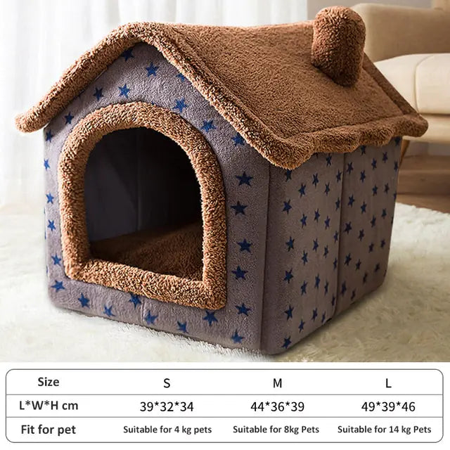 Soft Winter Comfy Bed House