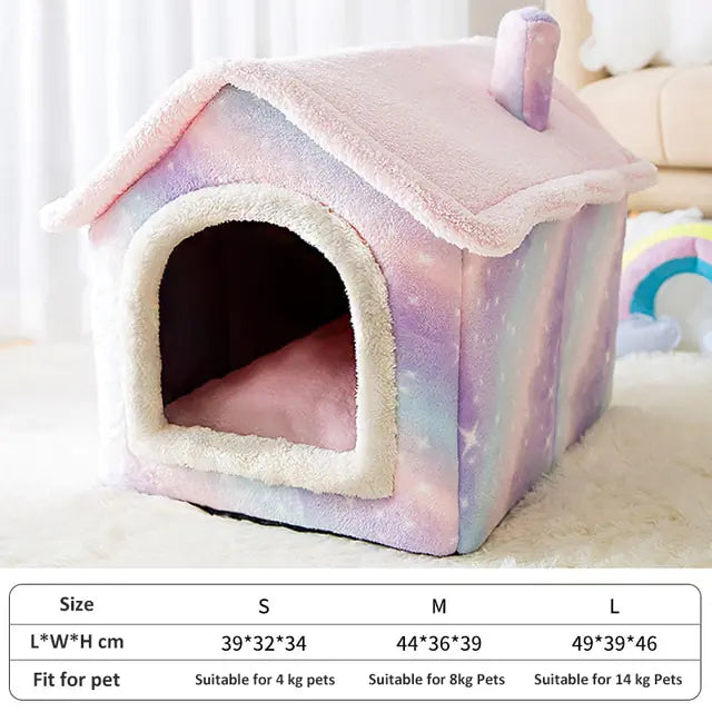 Soft Winter Comfy Bed House