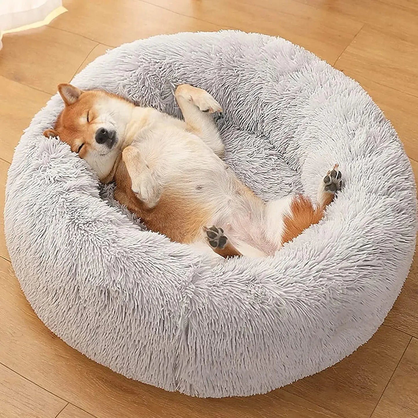 Comfy Donut Dog Bed