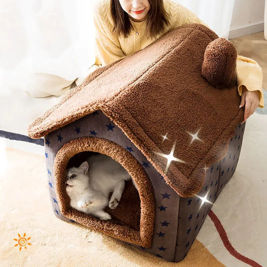 Soft Winter Comfy Bed House