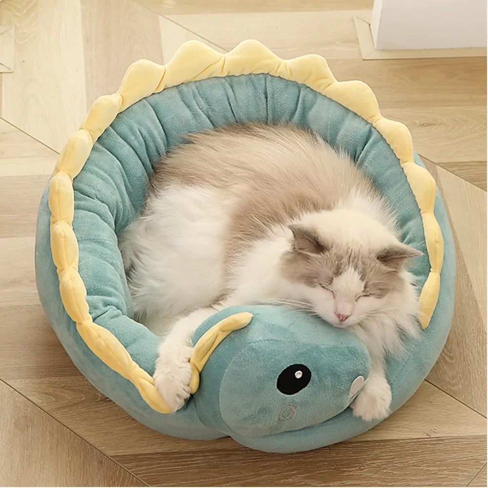 Comfy Dinosaur Pet Bed